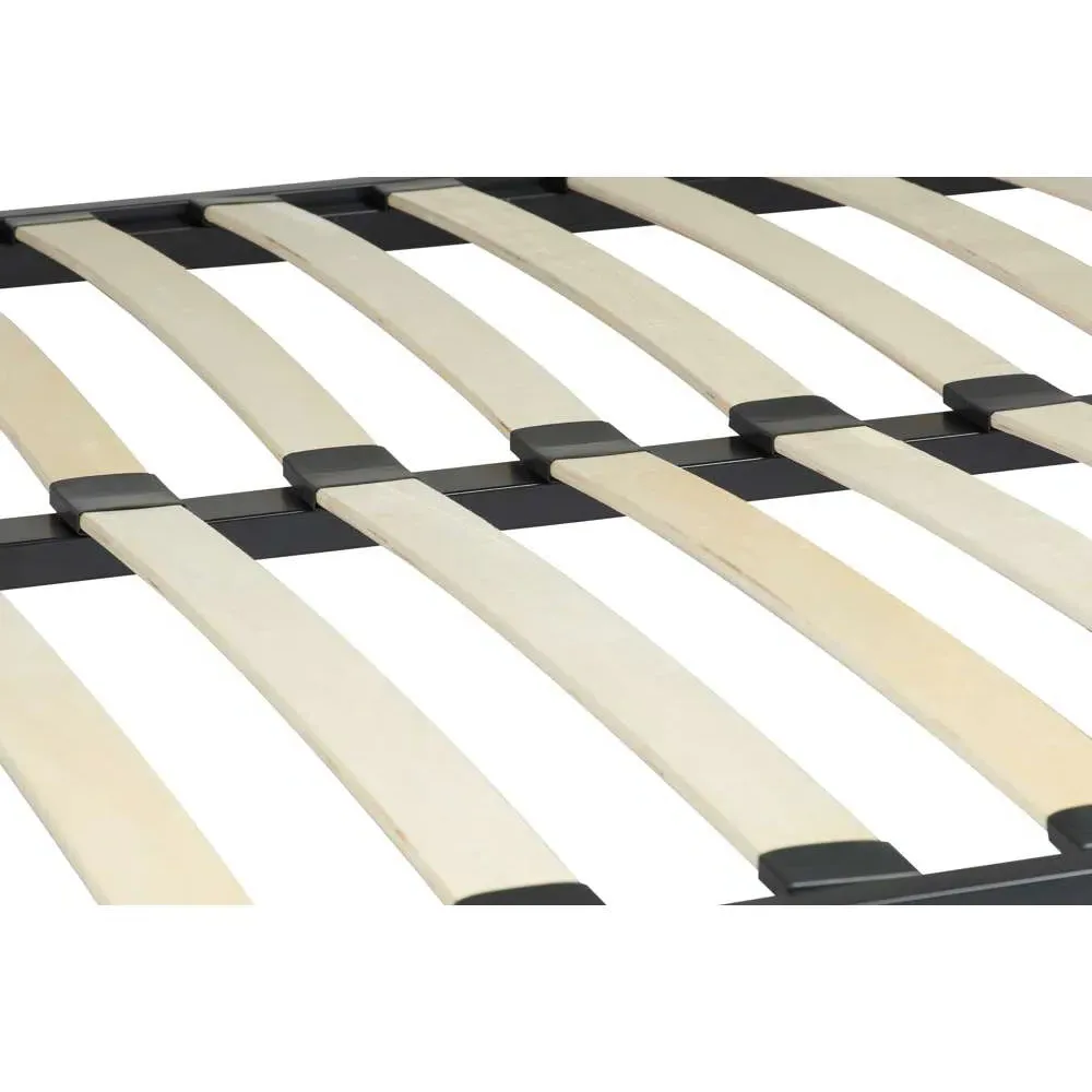 Victoria Double Bed Frame - Black, Steel