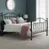 Victoria Double Bed Frame - Black, Steel