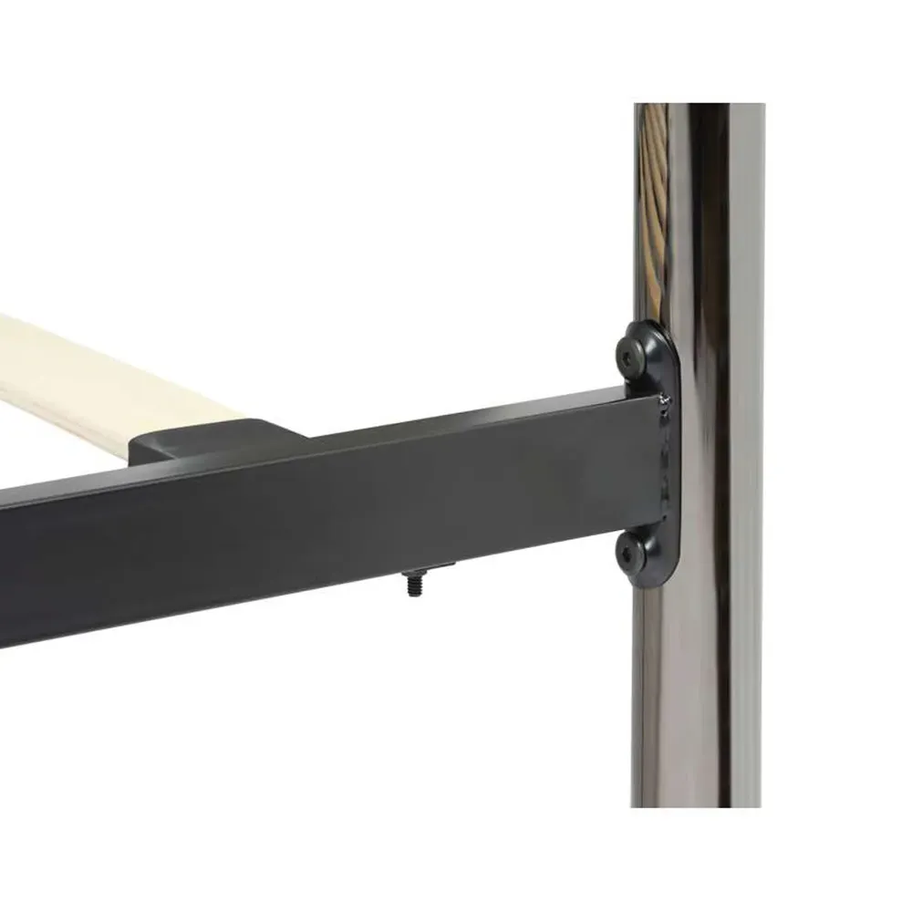 Victoria King Size Bed Frame - Black, Steel