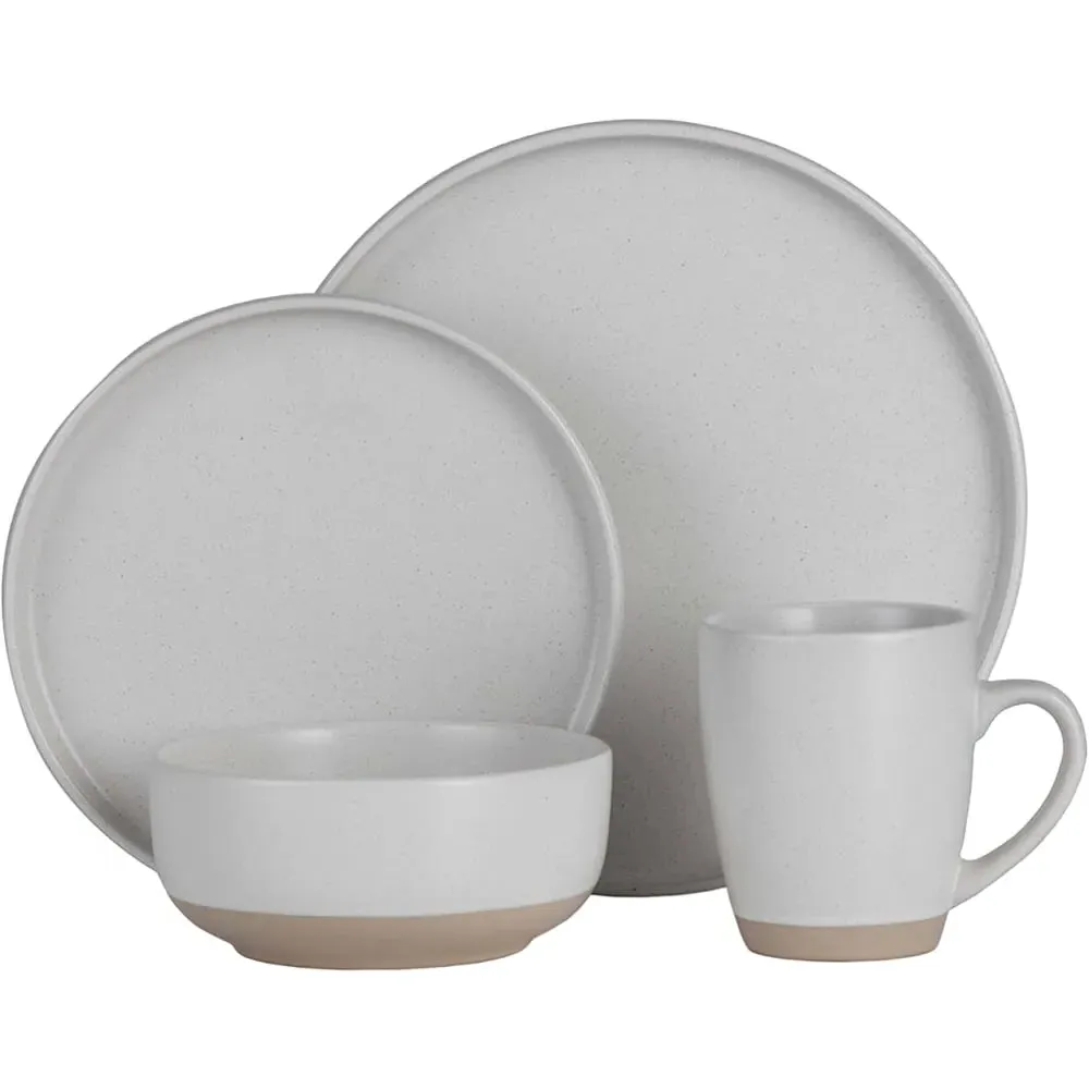 Barbary & Oak Avena 16 Piece Dinner Set - White image