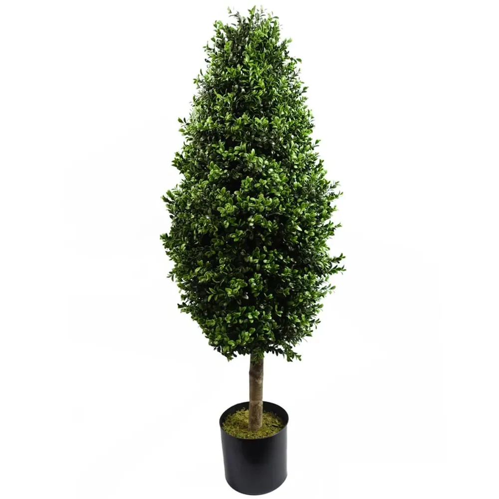 Artificial Buxus Ball Cone Topiary Tree 120cm - Green image
