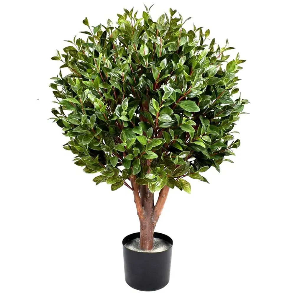 Artificial Gloxinia Ball Topiary 50cm - Green