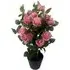 Artificial Rose Plant in Pot - Pink