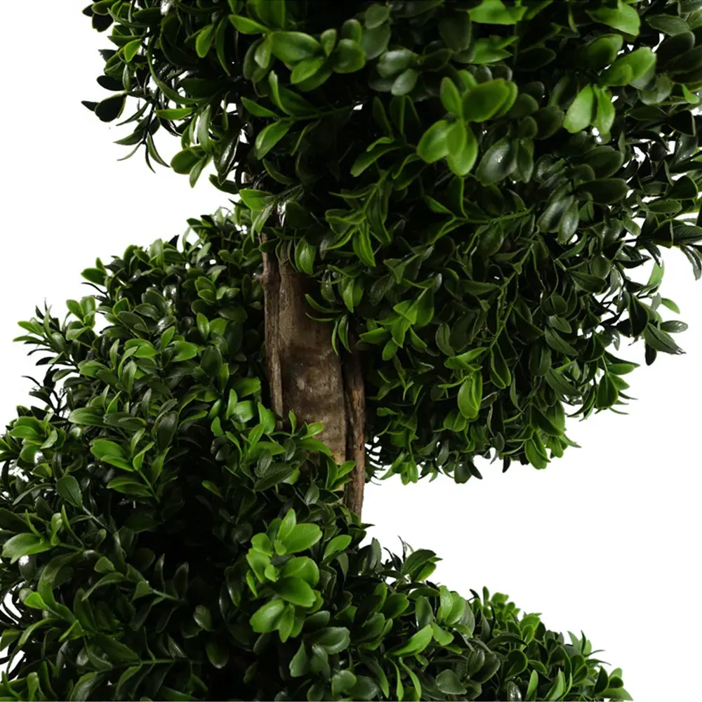Artificial Spiral Buxus Topiary Tree 150cm - Green