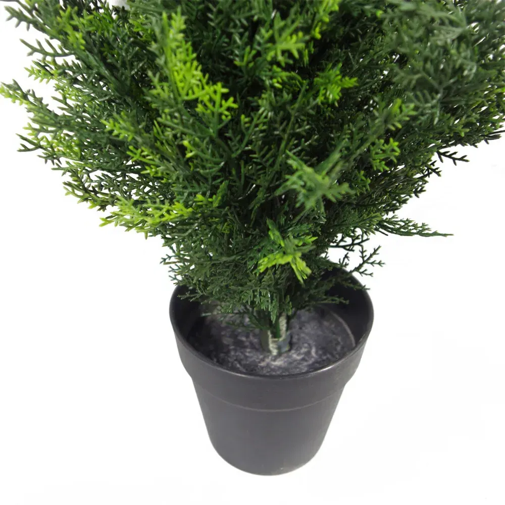 Cedar Cypress Artificial Topiary Tree - Green