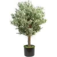 Large Artificial Boxwood Artemisa Topiary Plant - Green
