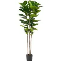 Large Fig Artificial Plant in Pot - Green