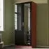 2 Door Mirrored Wardrobe - Walnut, Black