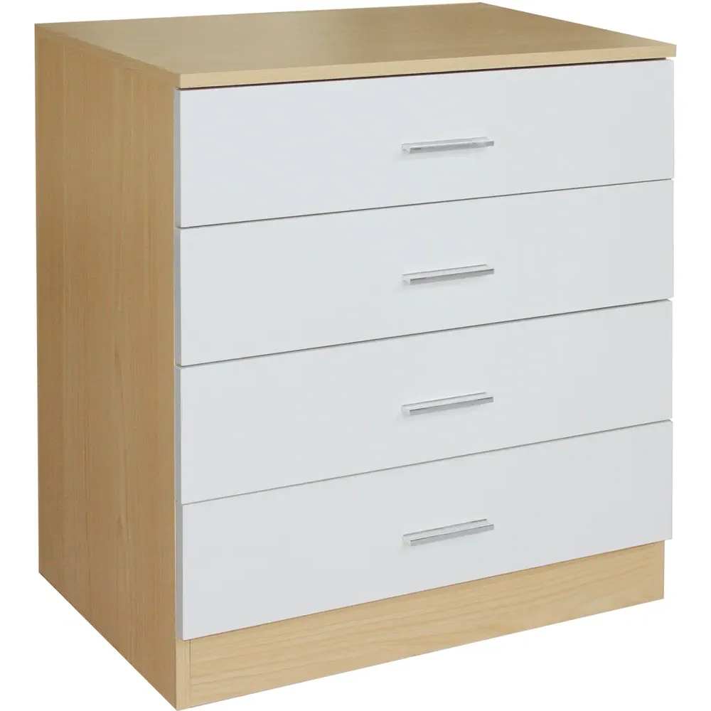 3 Piece Bedroom Furniture Set - White