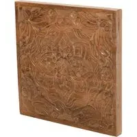 Adair Wall Art - Brown, Mango Wood