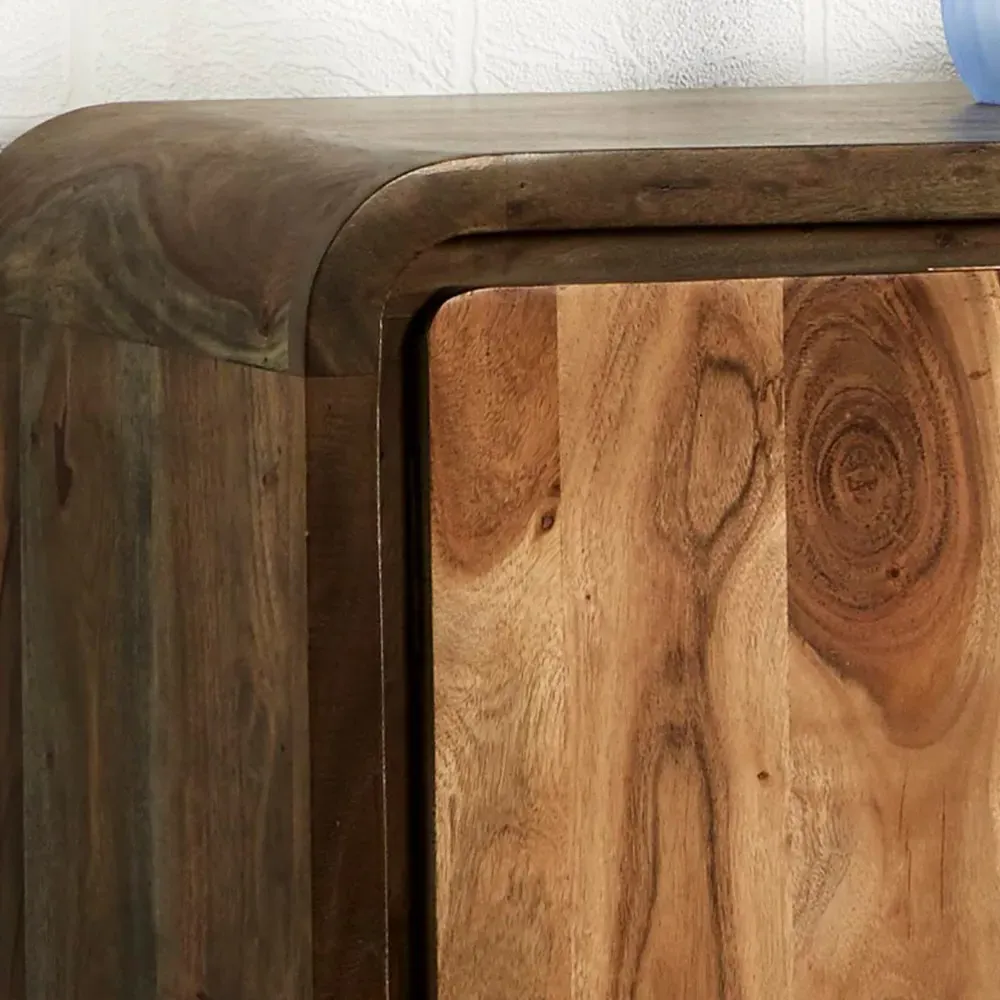 Aleiny 2 Door 4 Drawer Sideboard - Brown, Wood