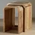 Aleiny Nest of Tables Set of 2 - Brown, Hardwood