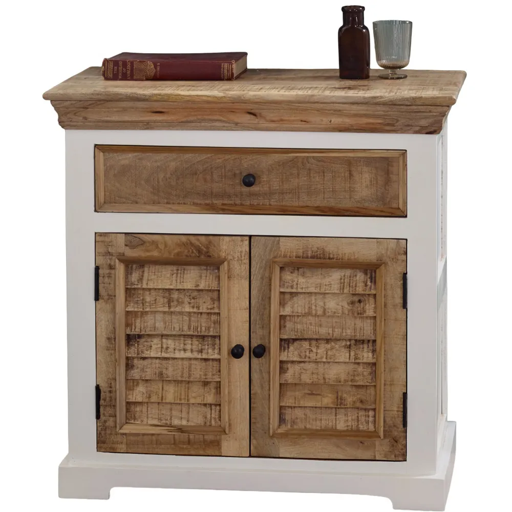 Alfie 2 Door Single Drawer Sideboard - Brown, Wood