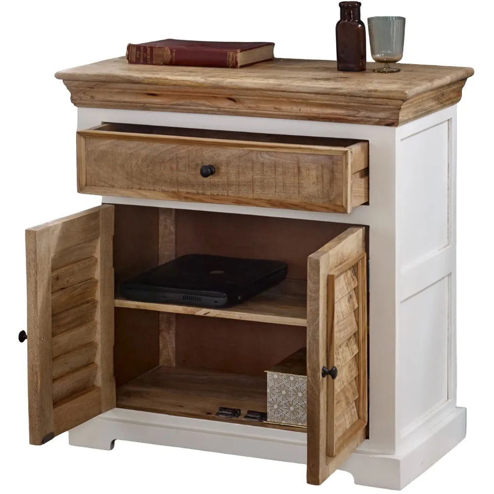 Alfie 2 Door Single Drawer Sideboard - Brown, Wood