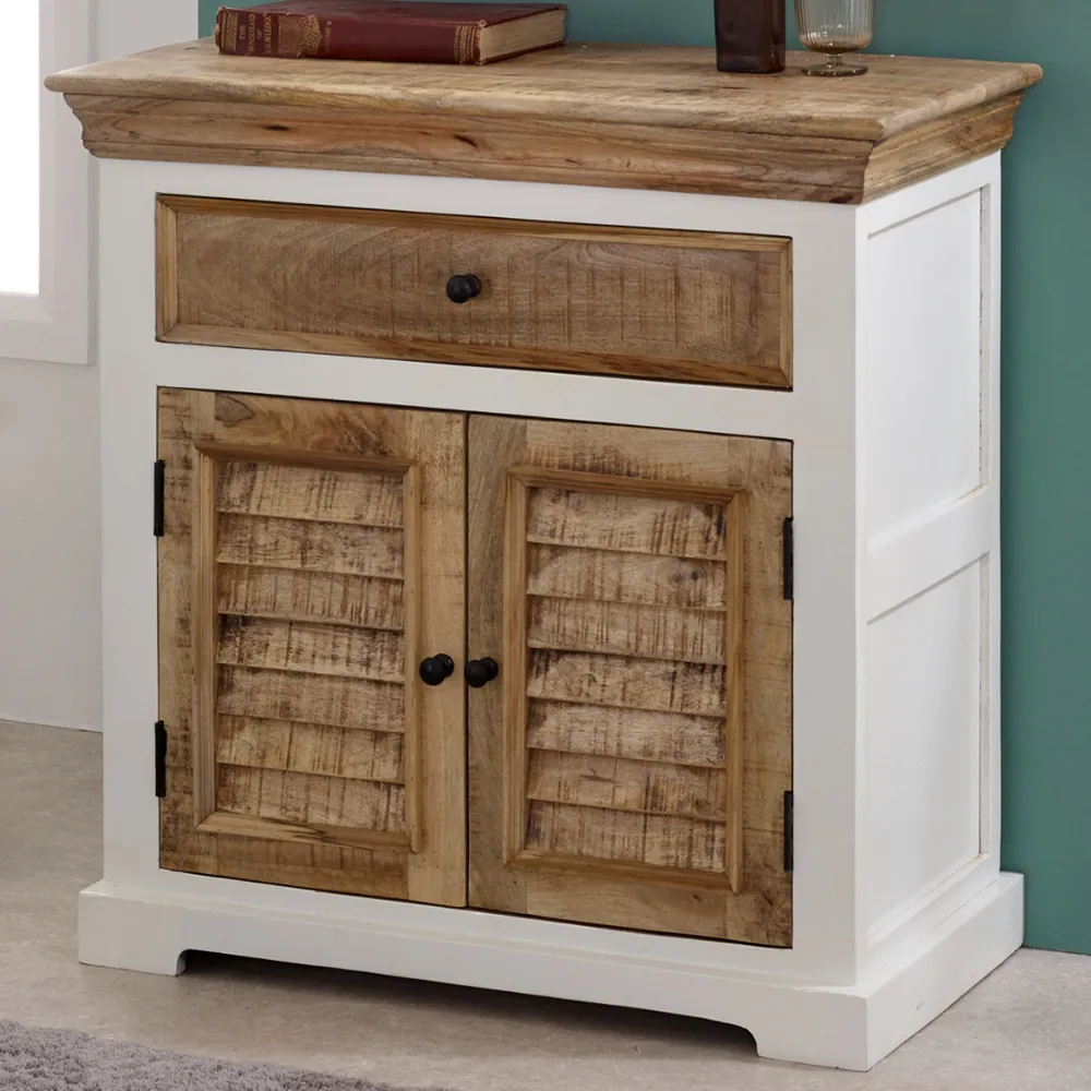 Alfie 2 Door Single Drawer Sideboard - Brown, Wood image