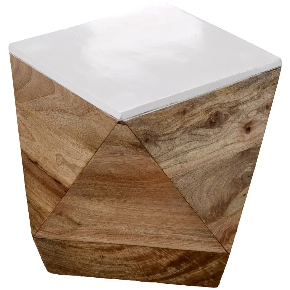 Alfie Side Table - Brown, Mango Wood