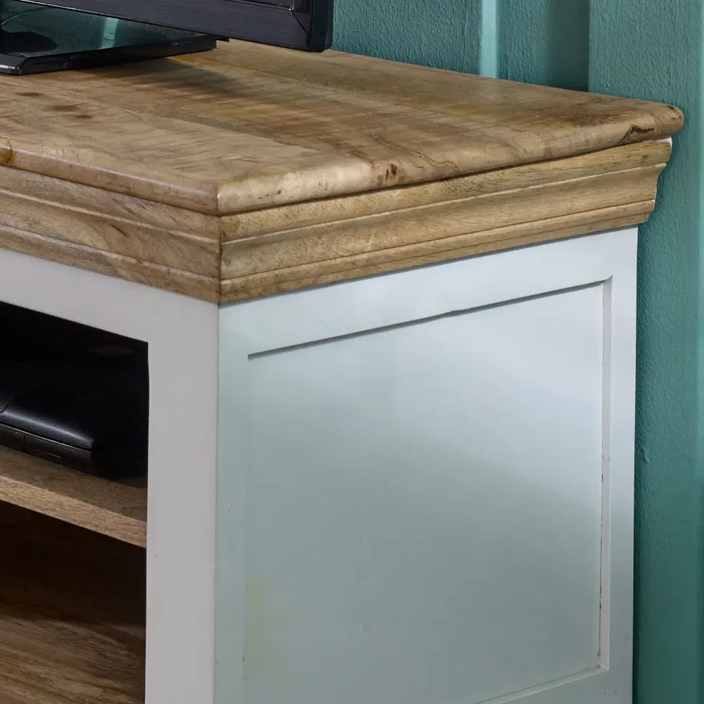 Alfie Single Door TV Unit with Storage - Brown, Wood