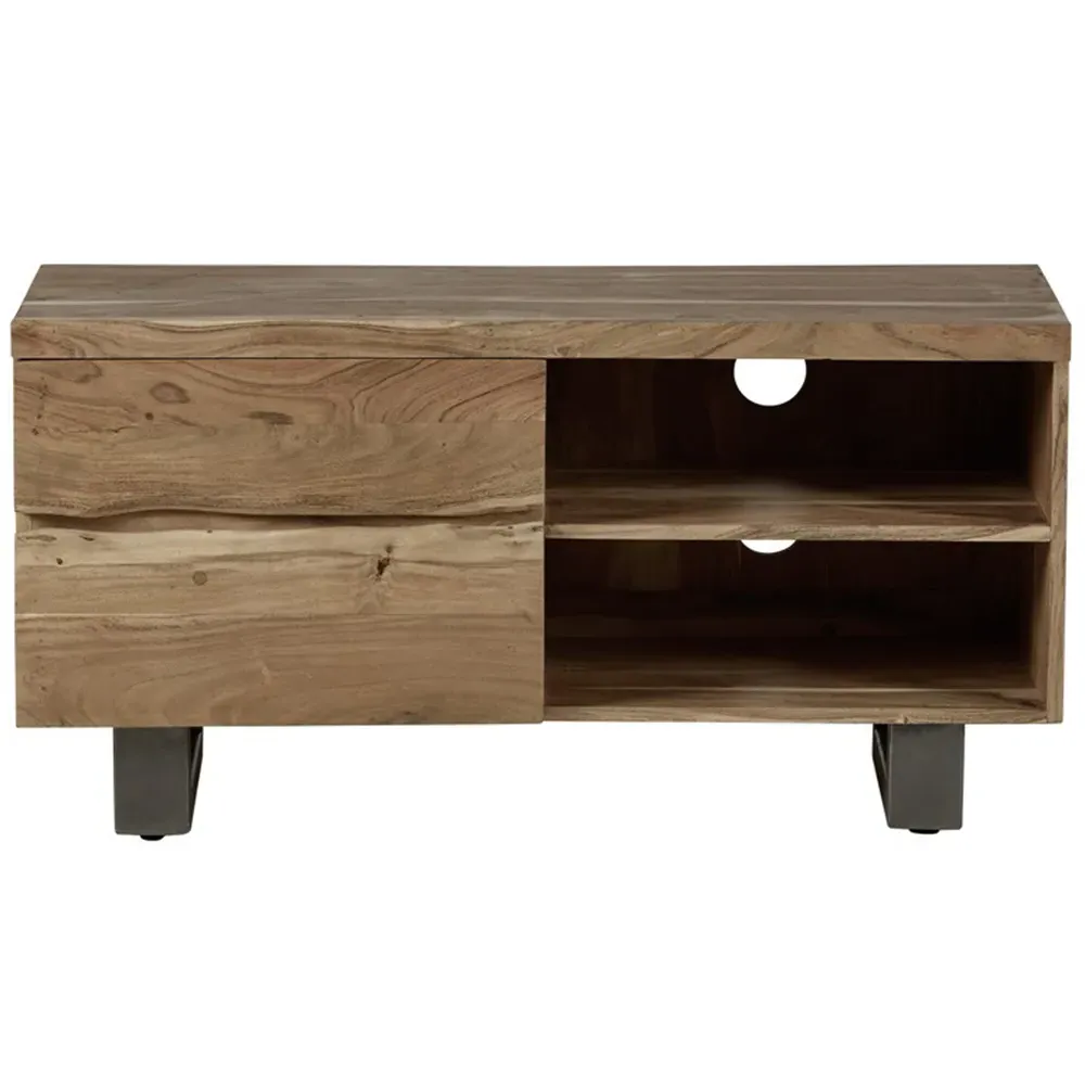 Barima 2 Door TV Unit - Brown, Wood