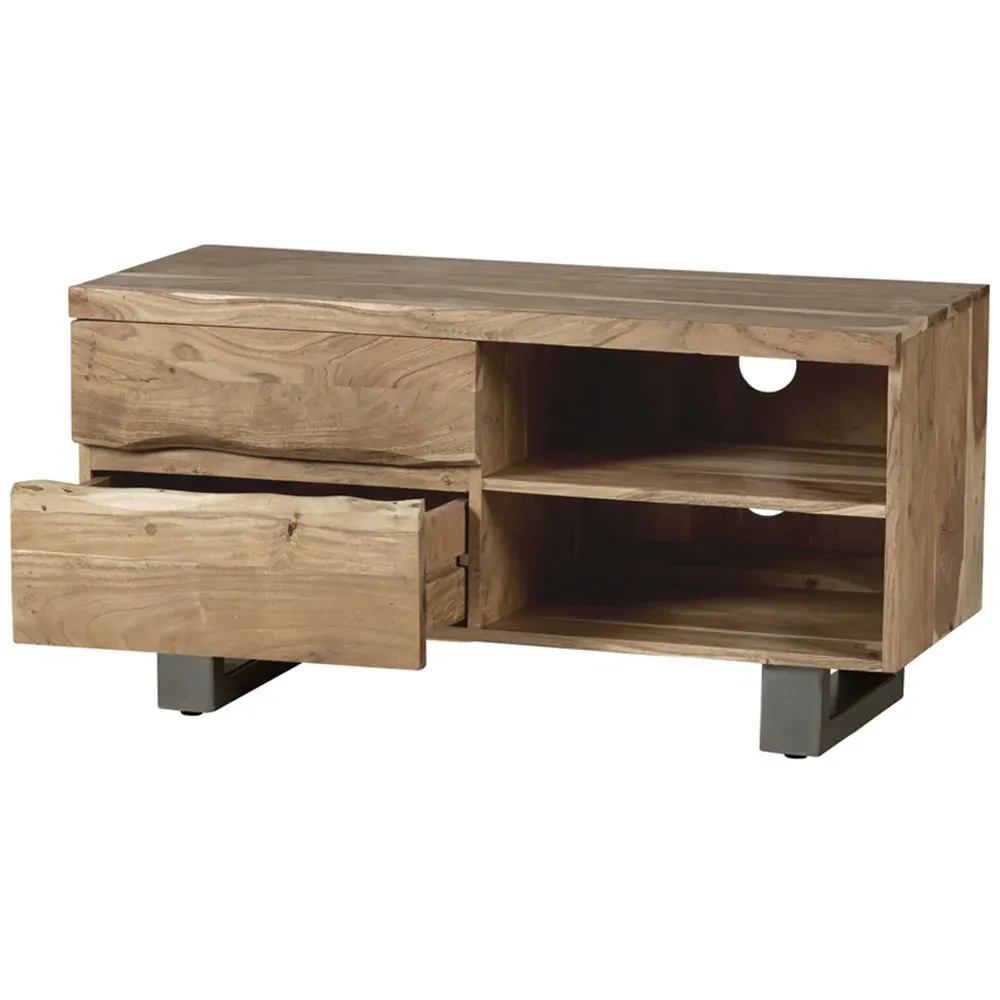 Barima 2 Door TV Unit - Brown, Wood