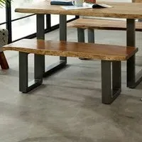 Barima 2-Seater Dining Bench - Brown, Wood