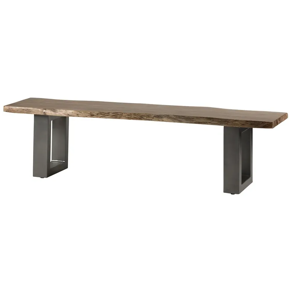 Barima 3-Seater Dining Bench - Brown, Wood