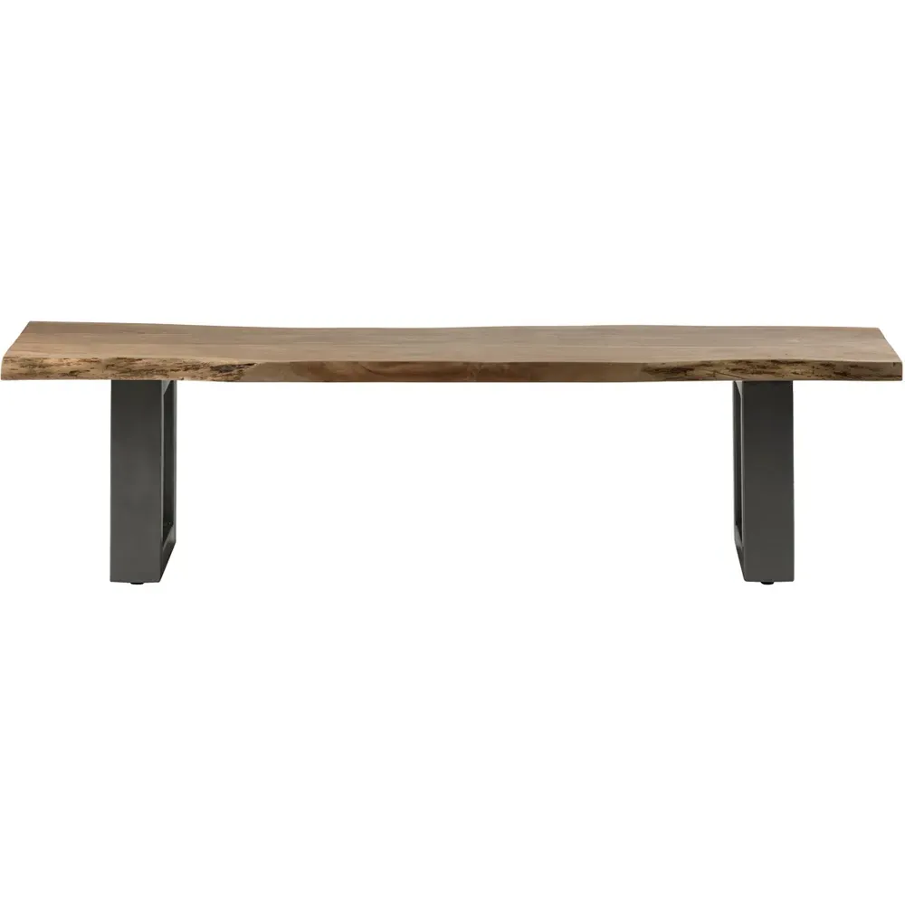 Barima 3-Seater Dining Bench - Brown, Wood