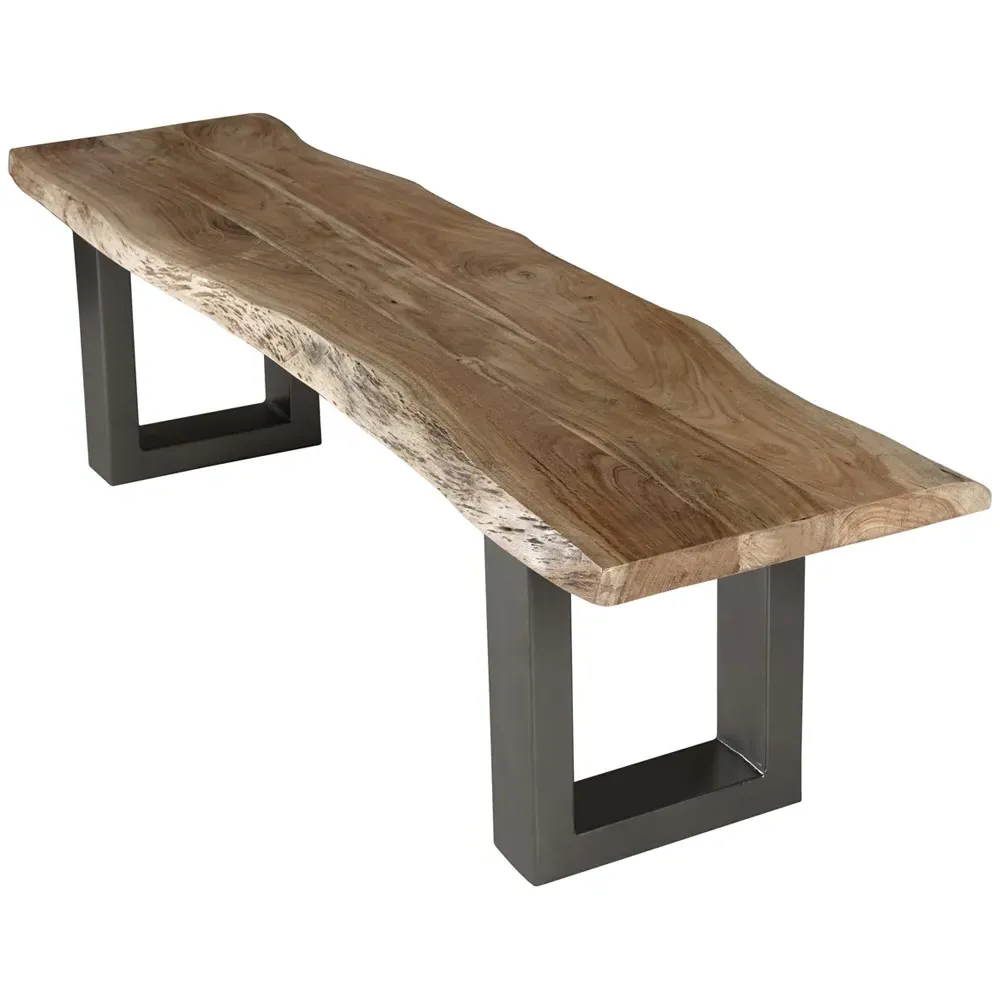 Barima 3-Seater Dining Bench - Brown, Wood