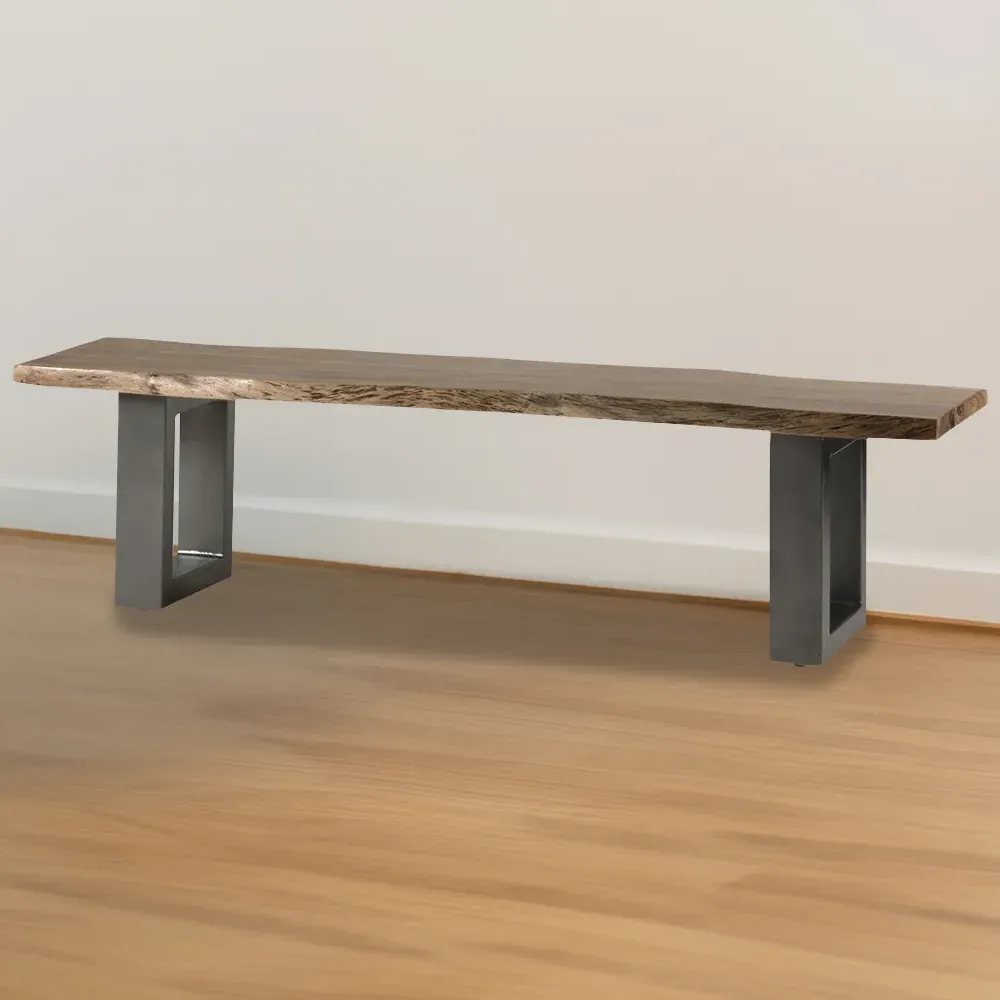 Barima 3-Seater Dining Bench - Brown, Wood