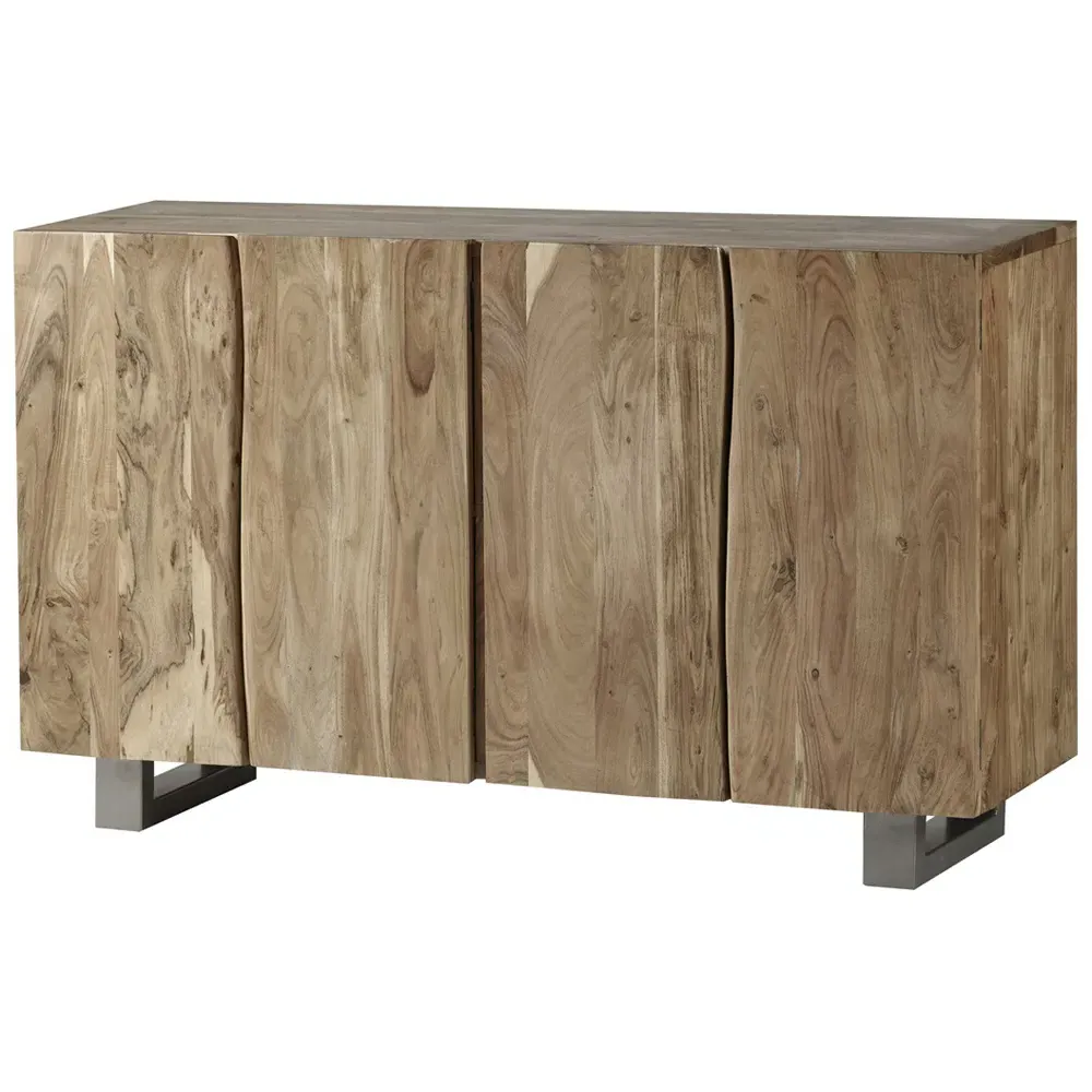 Barima 4 Door Sideboard - Brown, Wood