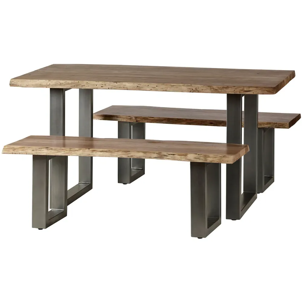 Barima 4 Seater Dining Table - Brown, Wood