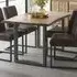 Barima 4 Seater Dining Table - Brown, Wood