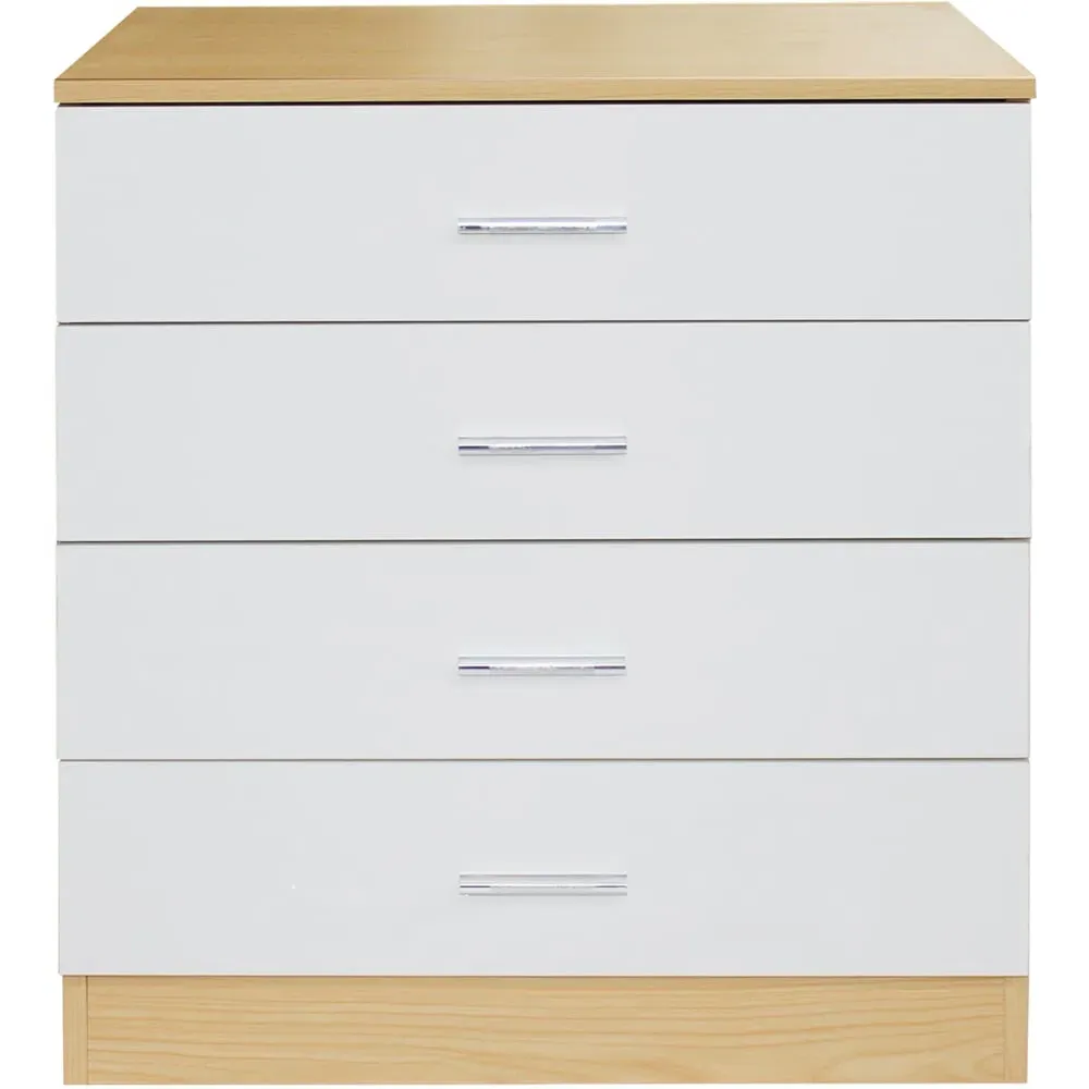 Brooklyn 4 Drawer Chest of Drawers - White