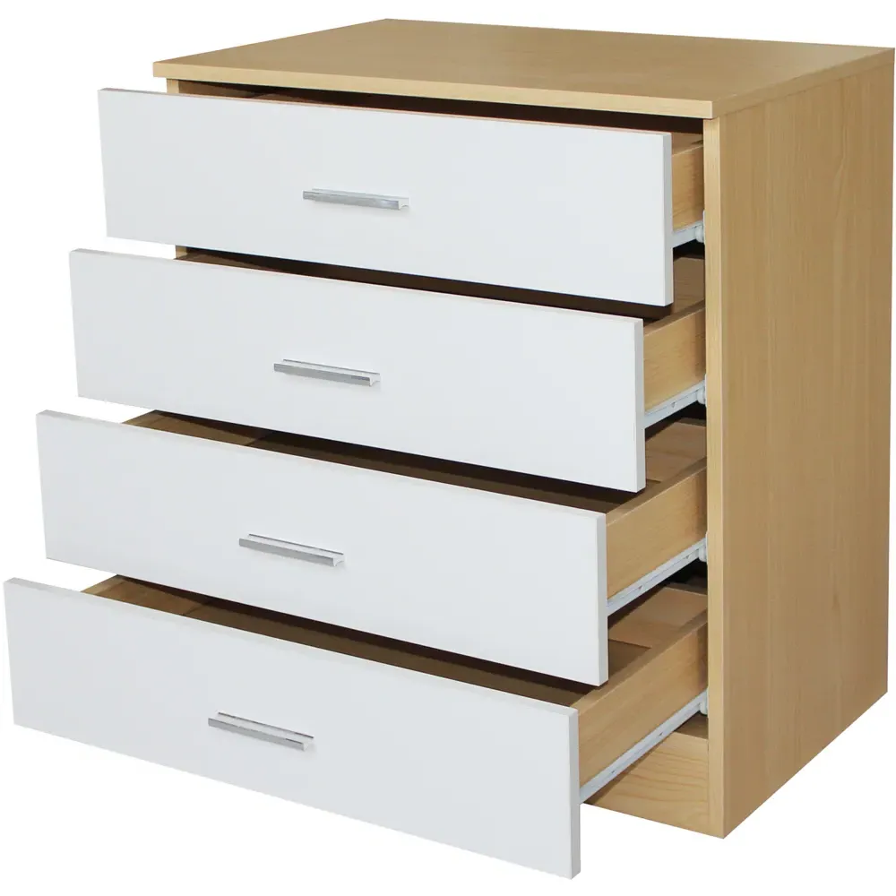 Brooklyn 4 Drawer Chest of Drawers - White