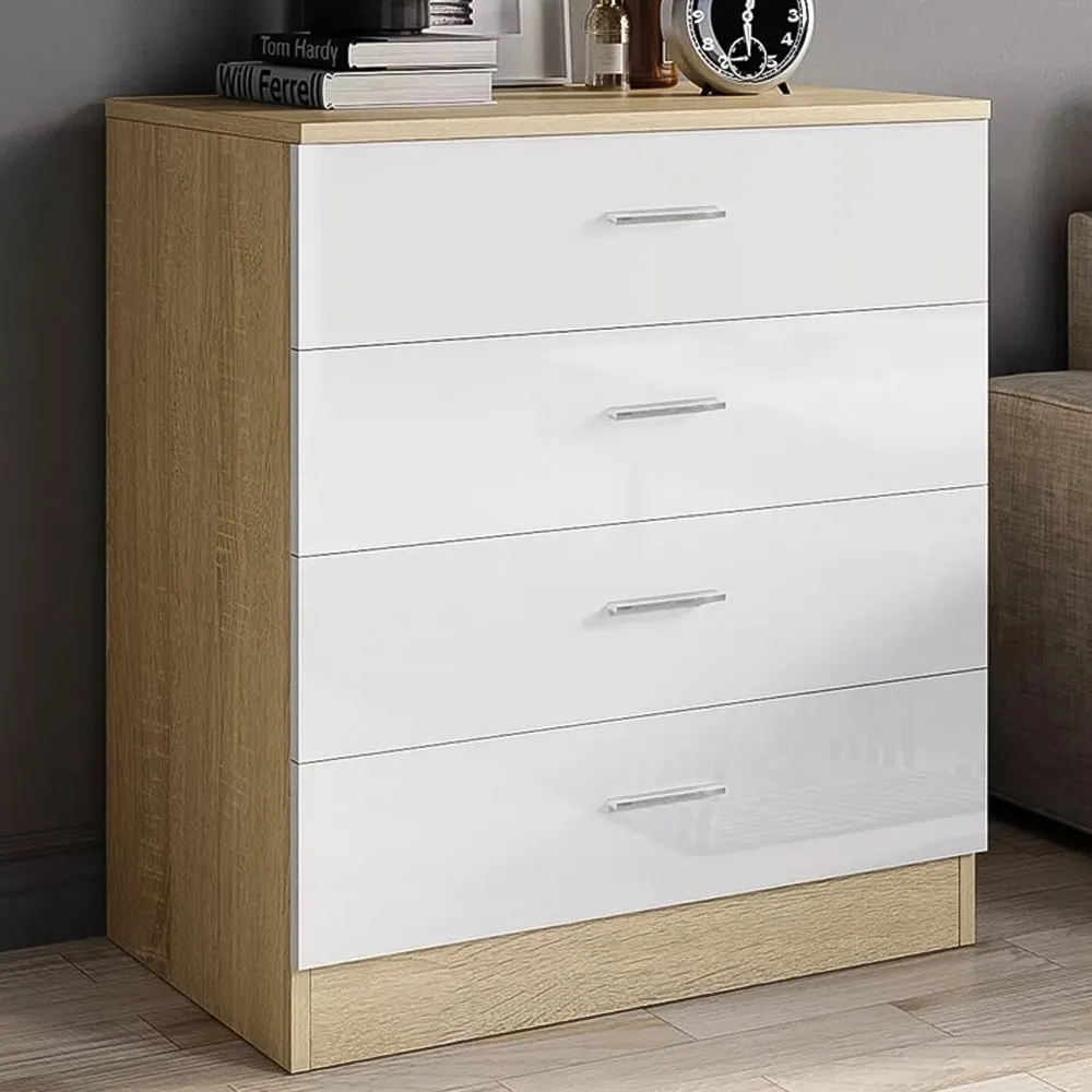 Brooklyn 4 Drawer Chest of Drawers - White