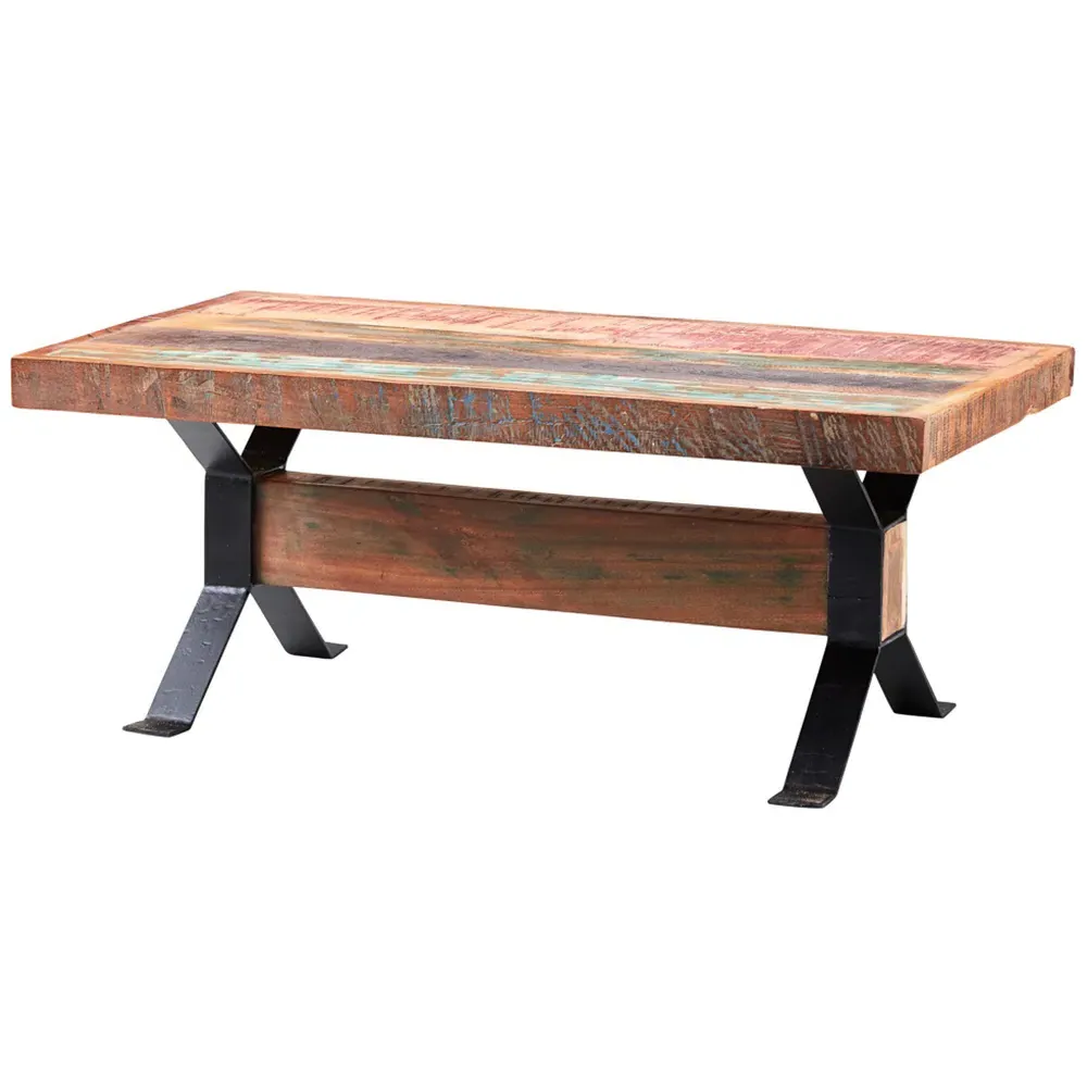 Camea Coffee Table - Brown, Reclaimed Wood