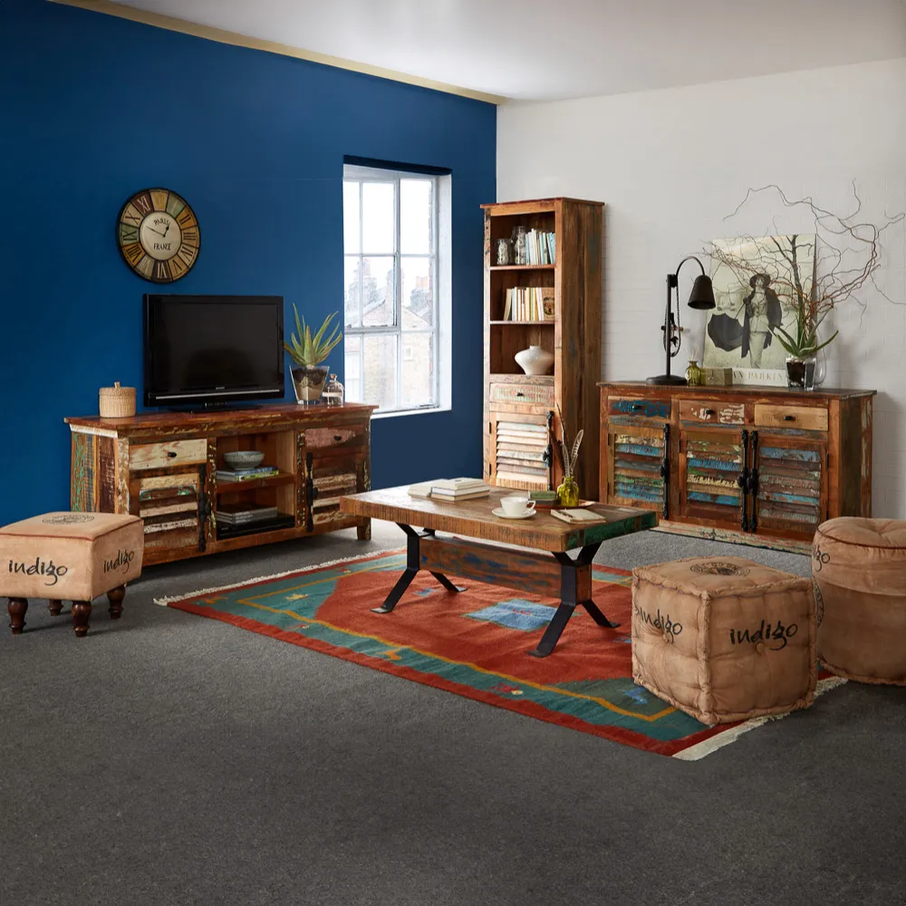 Camea Coffee Table - Brown, Reclaimed Wood