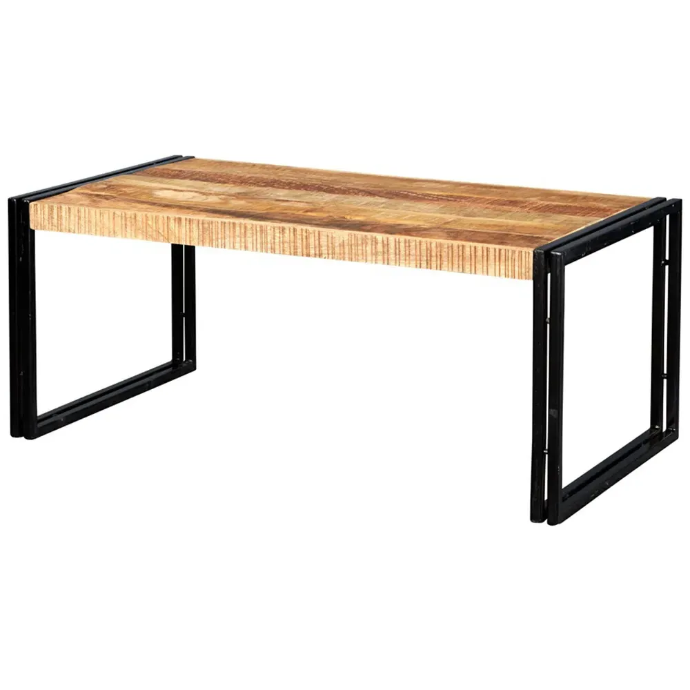 Carnaby Large Coffee Table - Brown, Reclaimed Wood