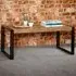 Carnaby Large Coffee Table - Brown, Reclaimed Wood