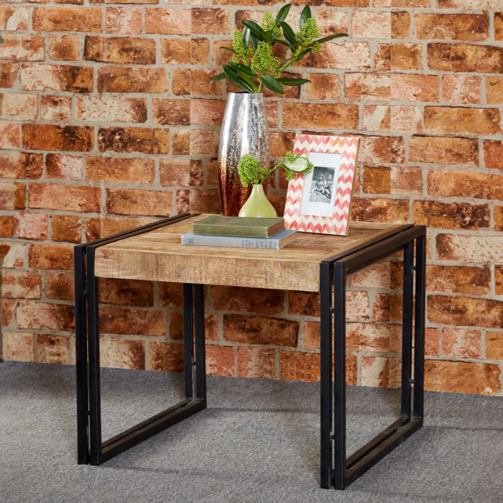 Carnaby Small Coffee Table - Brown, Reclaimed Wood