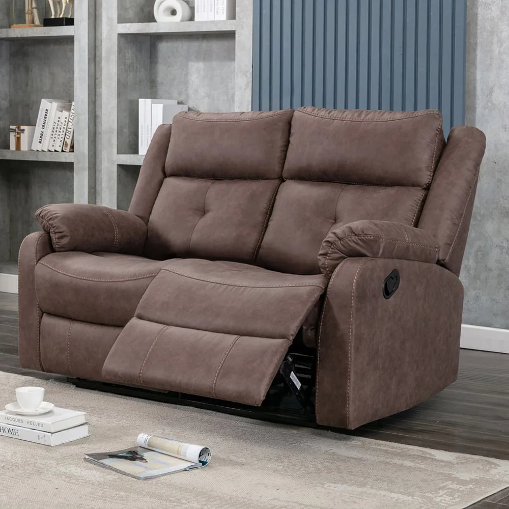 Casey 2-Seater Recliner Sofa - Brown image