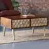 Cotati 2 Drawer Coffee Table - Brown