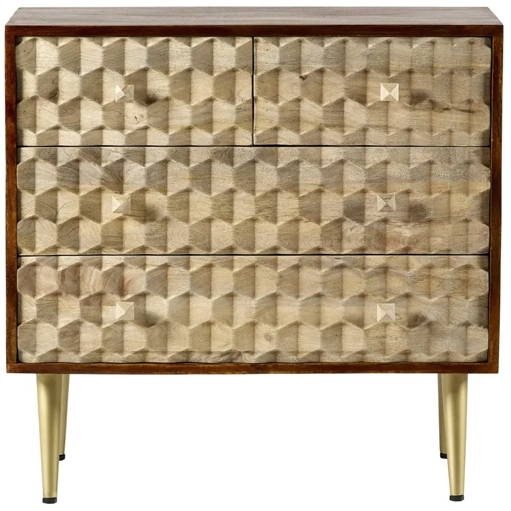 Cotati 4 Drawer Chest of Drawers - Brown