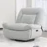 Ebba Recliner Chair with Swivel - Light Grey