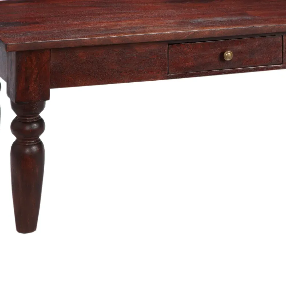 Esma Single Drawer Coffee Table - Brown, Mango Wood