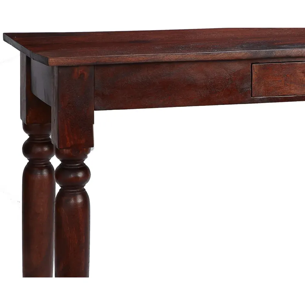 Esma Single Drawer Console Table - Brown, Mango Wood