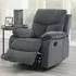 Farah Manual Recliner Chair - Grey