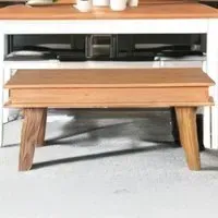 Hana 2-Seater Dining Bench - Brown, Sheesham