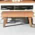 Hana 2-Seater Dining Bench - Brown, Sheesham