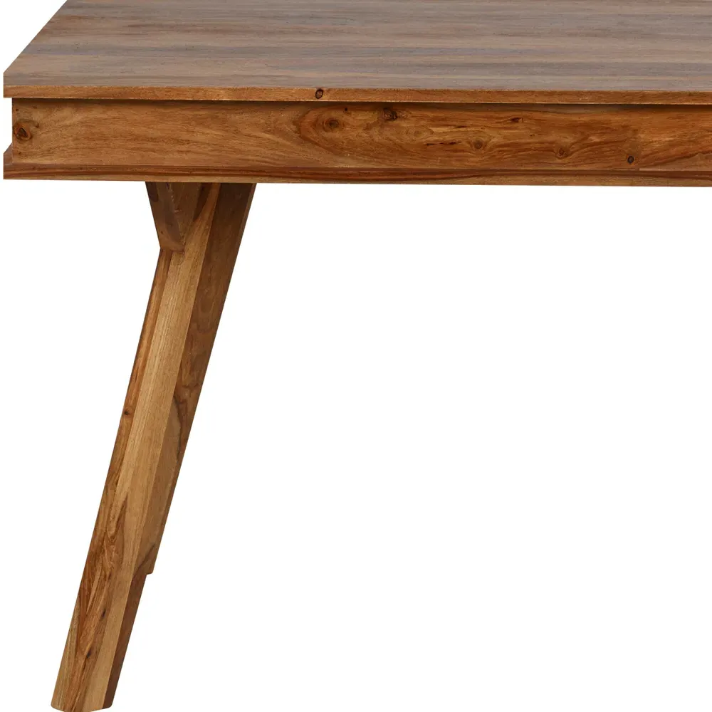 Hana Small Dining Table - Brown, Sheesham