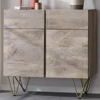 Huyen 2 Door 2 Drawer Medium Sideboard - Brown, Wood